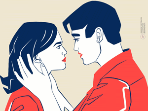 gif bisous love